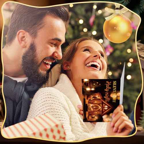 Eersida 100 Pcs Religious Nativity Christmas Card with Scripture Christmas Cards with Envelopes Bulk Religious Cards Bible Verses Nativity Scenes from Scripture for Xmas Winter New Year
