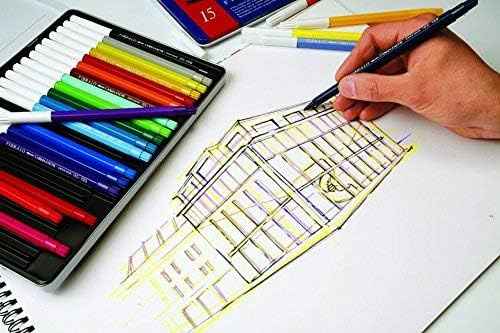 Caran D'ache Fibralo Markers, 15 (185.315)