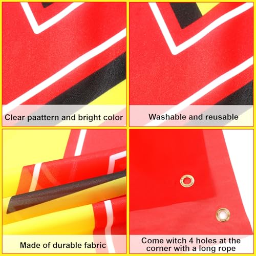 2 Sets Sale Themed Swooper Flag with Storage Bag Flagpole Kit and Ground Stake, 7 ft Sale Banner Feather Flag for Retail Store Business Advertising (Yellow, White)