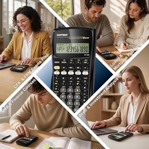 CATIGA Financial Calculator CF-300 Professional Business & Real Estate Analysis