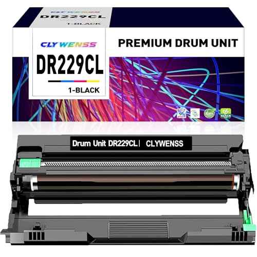 DR229CL Black Drum Unit Replacement for Brother DR229CL DR229CL-BK DR-229CL-BK for MFC-L3780CDW MFC-L3720CDW HL-L3220CDW HL-L3300CDW HL-L3280CDW Printer (Drum Only, 1-Pack)