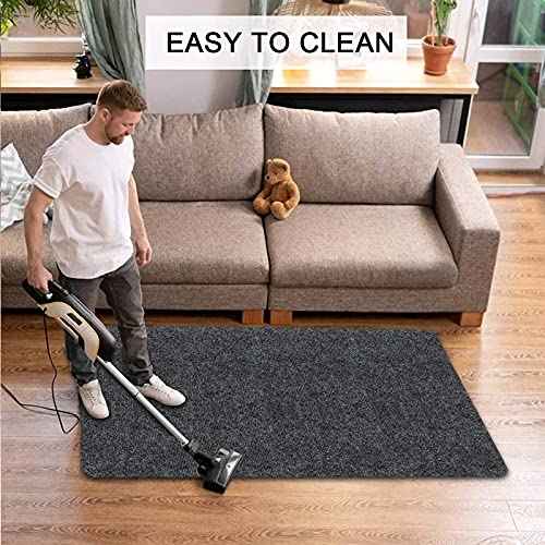 HengLiSam Chair Mat, Chair Rolling Mat, Office Chair Mat for Hardwood Computer Desk Floor Mat Desk Chair Protector, 36 x 55 inches, Upgraded Version Professional Protector Mat (Dark Grey)