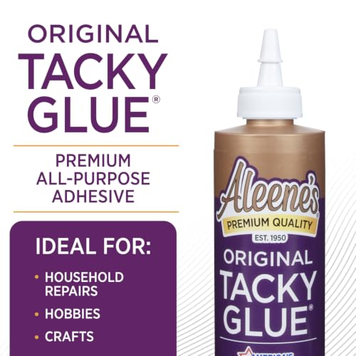 Aleene's Original Tacky Glue, 8 oz - All-Purpose Craft Adhesive (Original Formula)