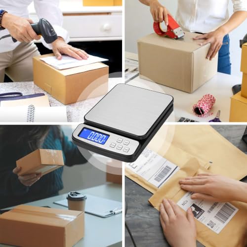Fuzion Digital Postal Scale 90lb x 0.1oz Stainless Steel Platform PS2 Variation