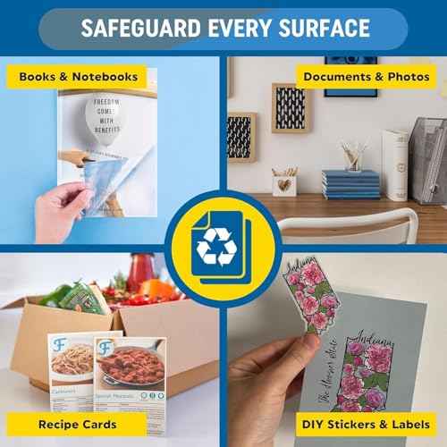 Self Laminating Film Anti-UV Vinyl (12¡±x30ft Glossy): Clear Vinyl Roll Laminating Paper - Self Adhesive Laminating Sheets, Sticker Laminate Sheets Waterproof, Self Laminating Sheets Transparent Vinyl