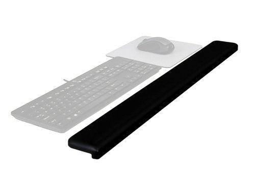 3M Gel Wrist Rest for Standing Desks, Wraps Around Edge of Desk for Comfort, Non-Slip Back Stays in Place (WR200B)