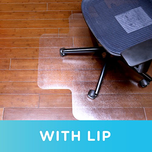 Dimex 46"x 60" Clear Rectangle Office Chair Mat For Hard Floors (1532630), 46" X 60"