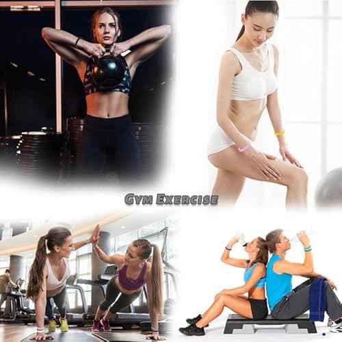 14 Pcs Rubber Bracelets, YalsFTY Silicone Bracelet Men Rubber Wristbands, 14 Color Mixed