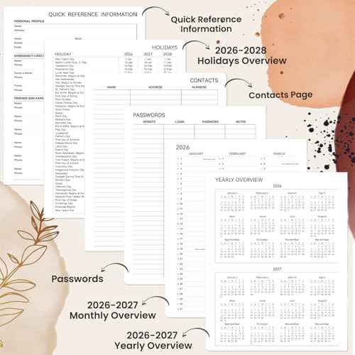 2026-2027 Monthly Planner - 2 Year Monthly Planner 2026-2027, Jan. 2026 - Dec. 2027, 9'' ¡¿ 11'', 24 Monthly Planner, Inner Pocket, Elastic Closure