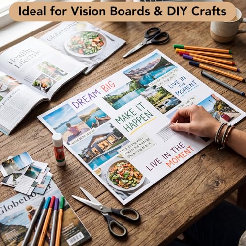 Prudiut 30 Pack White Poster Boards 11x14 Inch Heavyweight Cardstock