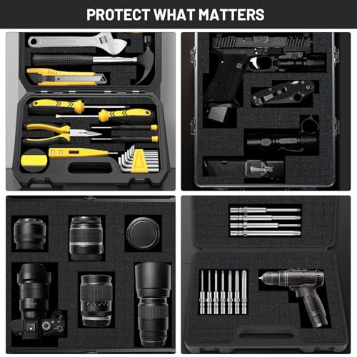 Dual-Thickness Case Foam Insert Kit 4PCS (2PCS 16x12x2" + 2PCS