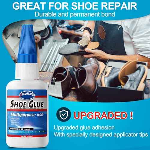 Super Glue for Shoe Repair - Heavy Duty, Ideal for Soles, Boots, Sneakers, Heels & Sandals - 30g