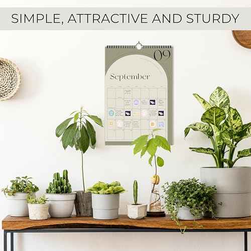 Aesthetic 2025-2026 Wall Calendar - Runs from June 2025 Until December 2026 - The Perfect Wall Hanging Calendar Planner for Easy Organizing