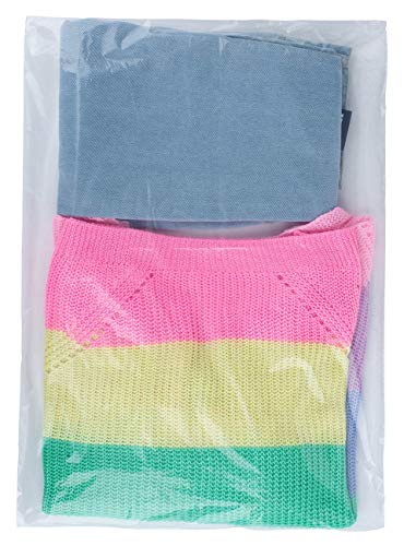 PaknSeal 16x22 Self Seal Poly Bags, Clear, 100 Count, Suffocation Warning