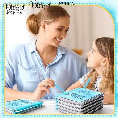 Supervitae 16 Sets Mothers Day Christian Gift Bible Verse Spiral Notebooks with Pen,mother's Day Church Gifts Include Spiral Notebooks with Ballpoint Pen, Prayer Journal Gifts for Mom