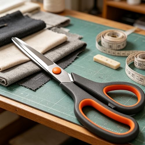 3 Pack Titanium All-Purpose Comfort-Grip Scissors for Home & Office