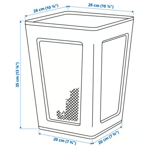 6.25 gallons Square Mesh Waste Wastebasket Pack of 2, Lightweight Waste Metal Basket Garbage Can, Metal Trash Bin Ideal for Kitchen Home Office Dorm Living Desk Bedroom, White