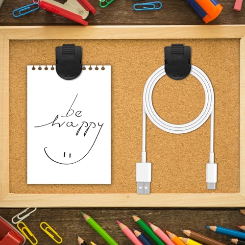 30 Pack Cubicle Clips for Fabric Walls - Office & Workspace Organization
