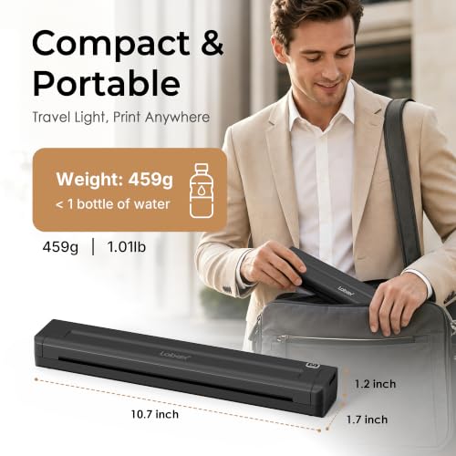 Labeer Wireless Bluetooth Thermal Printer Inkless Portable A4 Document Printer