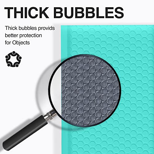 UCGOU Teal Bubble Mailers 6x10 Inches (Inner 6x9) 25 Pack - Padded Envelopes for Shipping