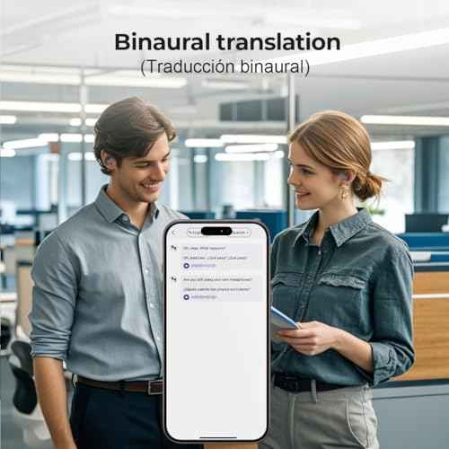 MINISO M98 Open Ear Translation Earbuds Real Time 135 Language Translator Earbuds Bluetooth 5.4 AI Translation Headphones with app fit iOS & Android Translation Device Earbuds for Travel Business