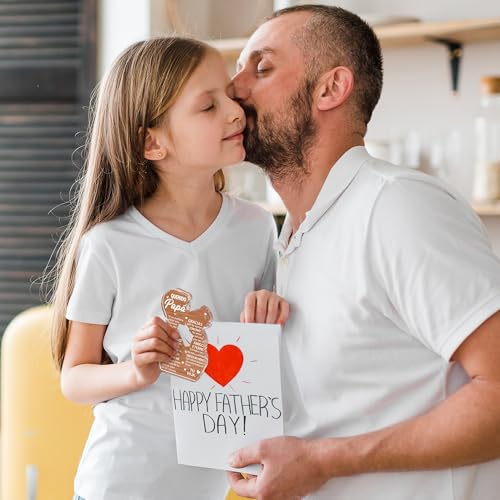 Yopyame Papá Gift for Dad from Daughter - Heartwarming Father Daughter Embracing Acrylic Plaque Sign - Best Dad Ever Keepsake - Papá Version
