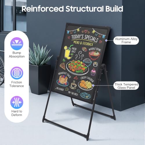 32x24 Inch LED Message Board Sign with Remote and Color Modes