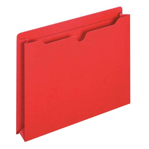 Pendaflex Globe-Weis/Pendaflex File Jackets, 2-Inch Expansion, Letter Size, Red, 50 Jackets per Pack (B3043DTRED)