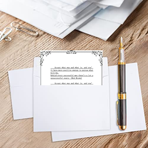 A4 White Envelopes 50 Pack Self Seal for Weddings Invitations Greeting Cards