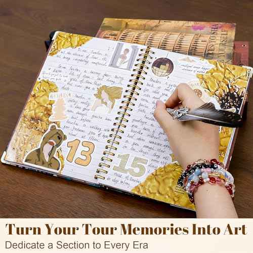 The Tour Composition Notebook, 100 Sheets Ruled Paper Composition Notebooks, Best Gift for Fans, Birthday Gifts for Women,Graduation Gift,Birthday Gift,Back to School Supplies,Retirement Gift, Brown