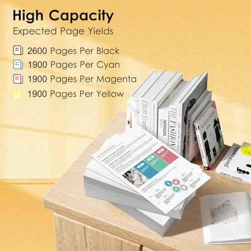 802xl Ink cartrIdges Remanufactured Replacement for epson 802xl Ink Cartridges Combo Pack 802 XL with Workforce Pro WF-4720, WF-4730, WF-4734, WF-4740 Printer (2 Black Cyan Magenta Yellow)