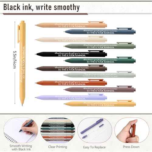 Employee Christmas Gifts Bulk for Rad Tech Perioperative Nurse Practitioner Team Staff Thank You Gifts A6 Spiral Planner Ballpoint Pen Sticky Note for Office Coworker Adult(Bright Color)