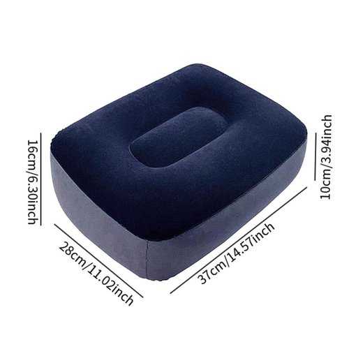 Generic Ergonomic Desk Footrest for Comfort and Support, Gray Blue