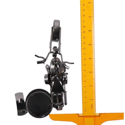 allcoupon Metal Pen Holder, Creative Motorcycle Desktop Accessories, Makeup Desk Organizer, for Office Supplies