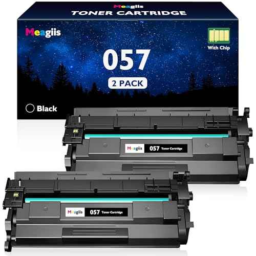 Compatible 057 Toner Cartridge Replacement for Canon 057 057H CRG-057 Work with ImageCLASS MF445dw MF448dw LBP226dw LBP227dw LBP228dw LBP236dw MF449dw Laser Printer (Black, 2-Pack)