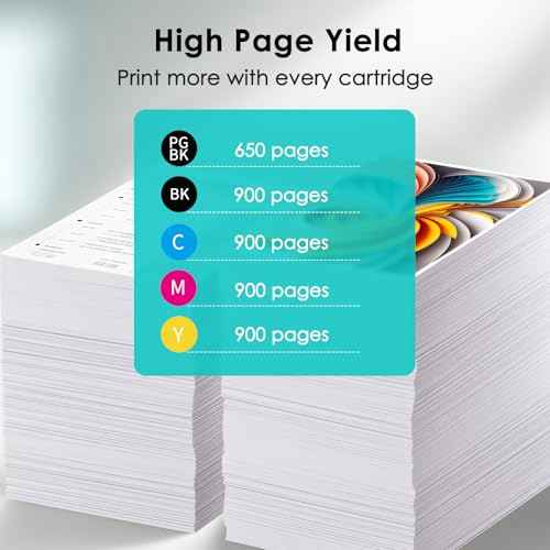 10 Pack 280 281 XXL Ink Cartridges Replacement for Canon 280XL 281XL Ink Cartridges PGI-280XXL CLI-281XXL for TR8620a TR8520 TR8620 TR8600 TR7520 TS6120 TS6220 TS9120 TS6320 TS8220 Printers