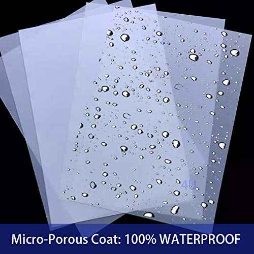 4UMedia&DisplayLLC -13"x19" Waterproof Inkjet Transparency Silk Screen Printing Film Paper 100 sheets