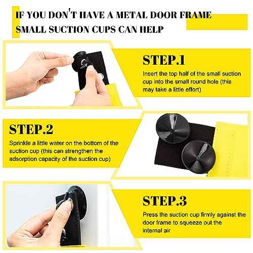 Barydat 8 Pcs Restroom Closed for Cleaning Sign with Magnetic Ends Nylon Bathroom Do Not Enter Magnetic Signs with Suction Cup Hanger Banner for Door