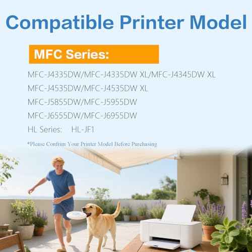 BeOne LC406XL LC406 Ink Cartridges Compatible for Brother Printer MFC-J4335DW MFC-J5855DW MFC-J6555DW MFC-J4535DW MFC-J6955DW MFC-J5955DW MFC-J4345DW HL-JF1(5 Pack,High Yield)