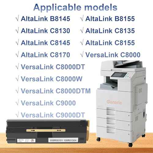 008R08101 108R01504 Waste Toner Container Box Compatible for Xerox AltaLink B8145 B8155 C8130 C8135 C8145 C8155 VersqaLink C8000 C8000DT C8000W C8000DTM C9000 C9000DT Printers