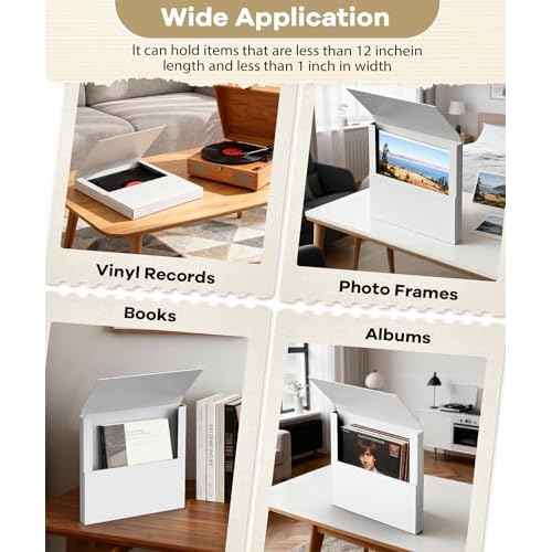25 Pack Vinyl Record Mailers, 12" x 12" x 1" Easy Fold Album Shipping Boxes, Heavy Duty Cardboard Mailer Box for Mailing Shipping Moving Packing Storage, White