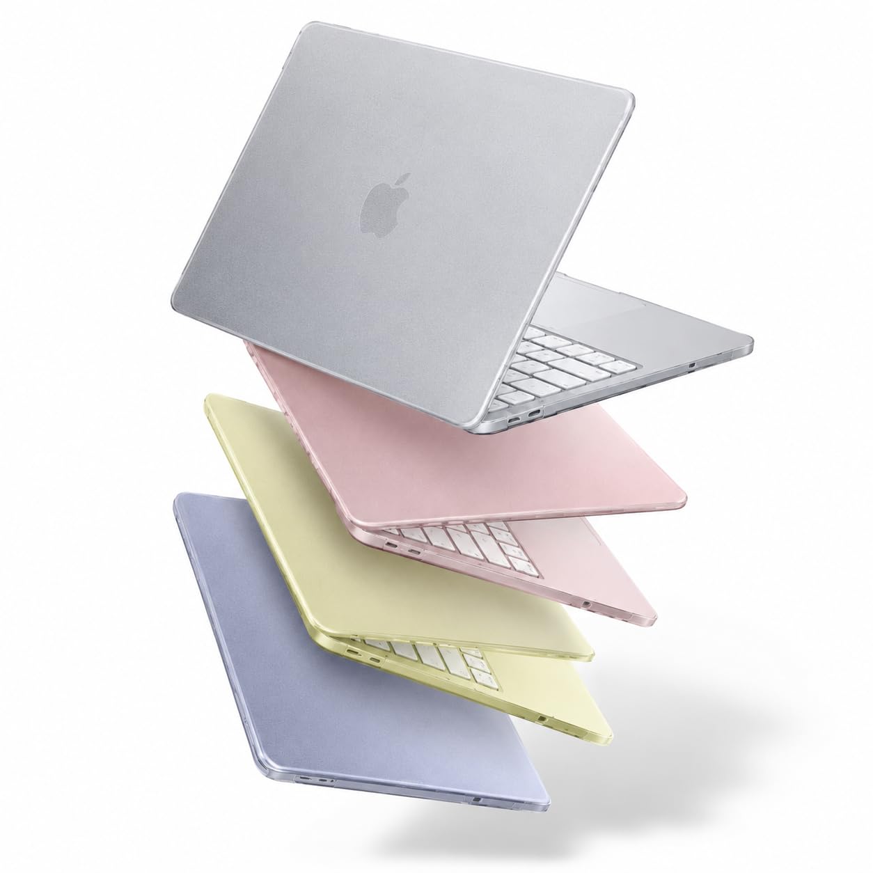 uconsmimo For 2026 MacBook Neo 13-inch A3404, Frosted Clear Hard Shell, Anti-Yellow Anti-Fingerprint Ultra Slim, Anti-Scratch Dustproof Impact Protection, Easy Install for Students Workers & Travelers