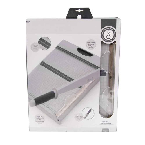 Tonic Studios Paper Cutter Tool - Large Guillotine Paper Trimmer for Cardstock, Photos, and Scrapbooking - 12.25 Inch Cutting Length with Ruler and Grid Lines