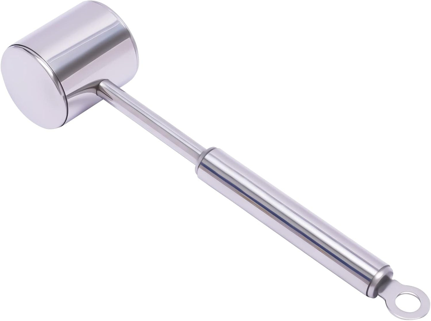 Skiennix Meat Tenderizer Hammer - Heavy-Duty Stainless Steel Mallet for Steak & Poultry | Dual-Sided Design