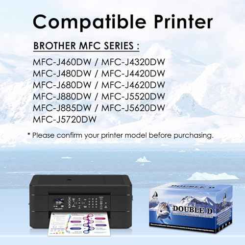 DOUBLE D LC203XL Compatible Ink Cartridge Replacement for LC203 LC203XL LC201 LC201XL for MFC-J480DW MFC-J880DW J485DW J460DW J680DW J885DW J4420DW J4620DW (6BK/3C/3M/3Y, 15 Pack)