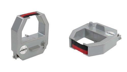 uPunch 2 Pack Ribbon/200 Card Combo for Gray HN4000 AutoAlign Calculating Time Clocks (HNRL2TCL2200)