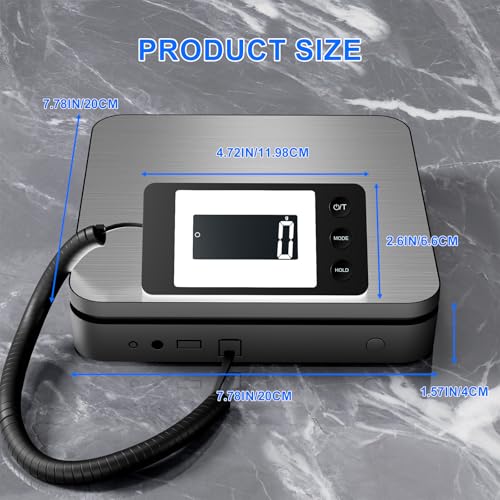 Benechef Digital Postal Scale 110lb/50kg with AC Adapter & LCD Display