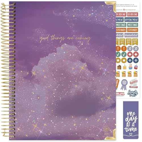 bloom daily planners HARDCOVER 2026 Planner (January to December) - 8.5¡± x 11¡± Weekly & Monthly Dated Agenda Organizer Book with Stickers & Tabs - Good Things Are Coming