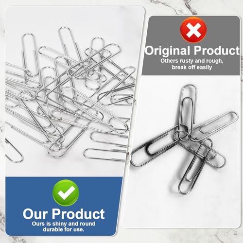Krvyrn Jumbo Paper Clips - 320 Pcs Large 2 inch Paper Clips (Variation: Jumbo Paper Clips)