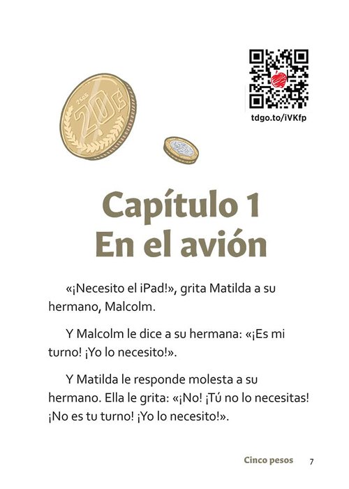 Teacher's Discovery Cinco pesos Spanish Level 1 Acquisition Reader